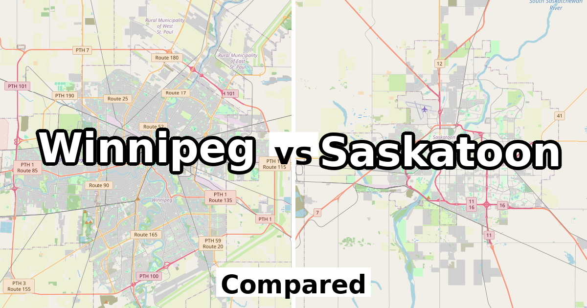 Winnipeg vs Saskatoon: Population & Income Compared